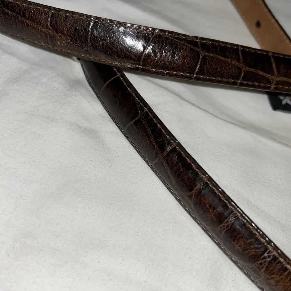 Brighton, Brown Leather Animal Print size small, 1995